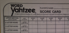 Vintage Yahtzee Score Pads 1974-1982-1990 over 350 sheets ! & 8 dice included