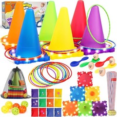 49PCS LED Carnival Games Combo Set for Kids – Perfect Outdoor Fun & Activities