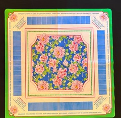 HOBBY LOBBY FLORAL MAHJONG MAT (NEW)