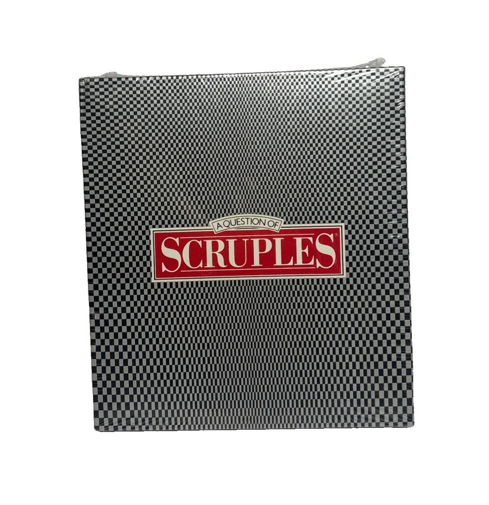 Vintage Scruples 1986 Game Factory Sealed Game Milton Bradley Original Release
