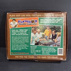 Vintage Football Trading Card Board Game use any Brand Year Cards w/ Statistics