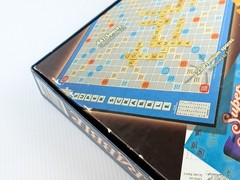 Super Scrabble Board Game by Hasbro – 2004 – 100% COMPLETE with All 200 Tiles!