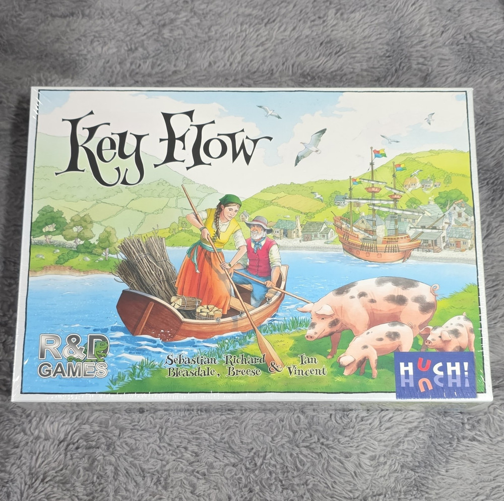 R&R Games Key Flow Strategy Board Game Complete, 2-6 Players, Ages 14+