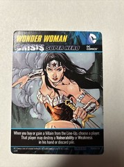2014 DC Comics Crisis 1 Deck Game Wonder Woman Oversize Crisis Super Hero Card!