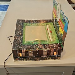 Cadaco Foto-Electric Football Hall of Fame Board Game 1970 Sports Teen Adult
