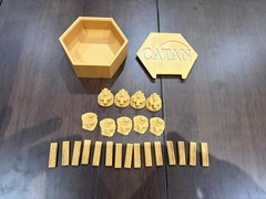 Settlers of Catan 5/6 PLAYER Base Board Game with Magnets 3D Printed