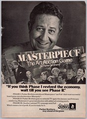 1972 Parker Brothers Masterpiece Art Auction Board Game Vintage Toy Ad Sales