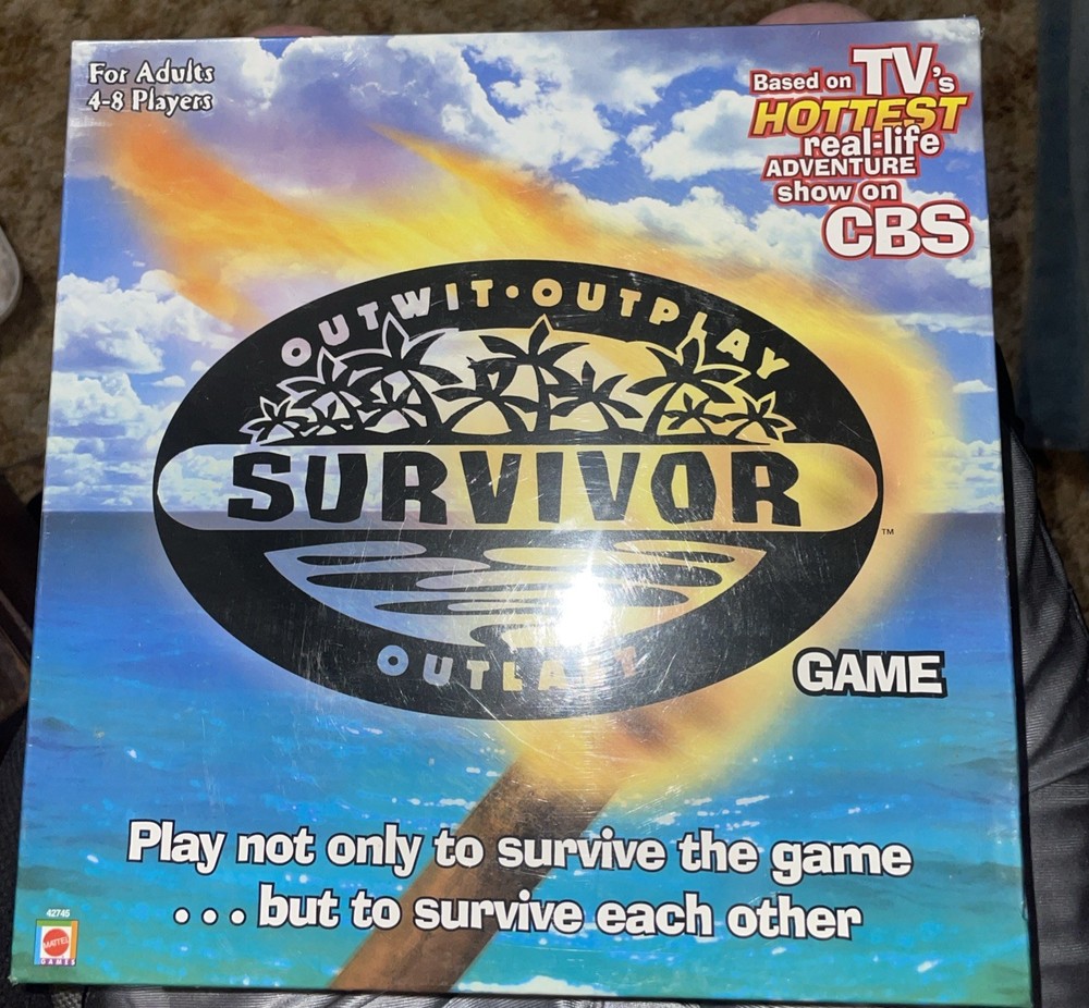 Vtg 2000 CBS Survivor Board Game 1st Edition Mattel 42745 New Factory Sealed