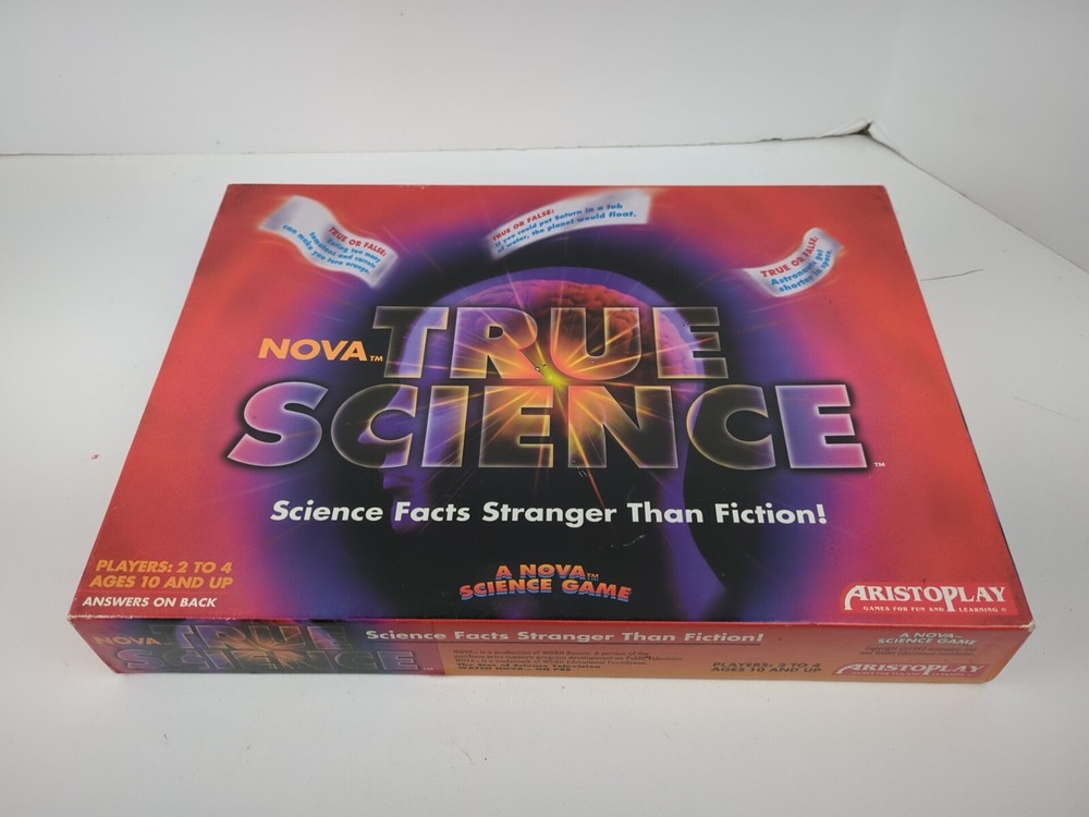 True Science Board Game – Facts Stranger than Fiction – Nova – Sealed Vintage