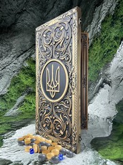 Ukraine BACKGAMMON Trident Luxury Wooden Board Game Carved Set New Nardy Нарды