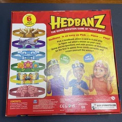 Spin Master Games, Hedbanz 2023 Edition with New Cards, Picture Guessing Board