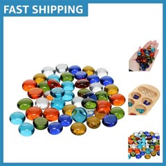 Travel-Ready 48-Pcs Mancala Stones Set – Durable Glass, Perfect Game Accessory