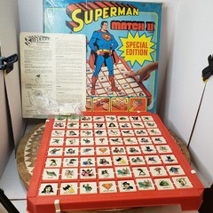 RARE 1978 IDEAL Superman Match II Special Edition 💯COMPLETE