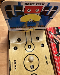 Vintage 1950s Cadaco Ellis Basketball Bas-ket Basket Action Board Game