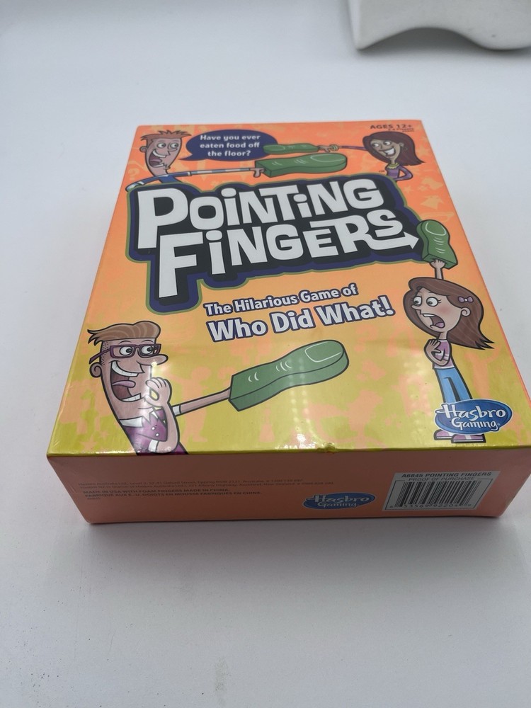 Pointing Fingers Fun Party Game Ages 12+ 3-6 Players Hasbro Gaming Board Game