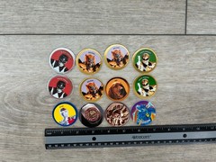 World POG Milk Cap Lot Power Rangers Saban’s VR Troopers Power Cap Characters 94