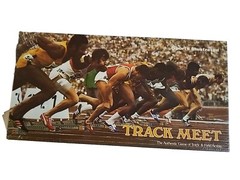 Sports Illustrated TRACK MEET Track & Field Board Game 1973 Sealed In Box!