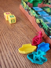 1992 Forbidden Bridge Board Game Milton Bradley WORKING Mint Complete Vintage