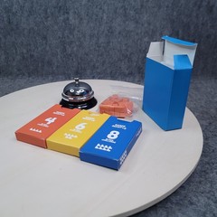 Shape Shuffle Speed Puzzle Game with Call Bell and Challenge Cards Multicolor