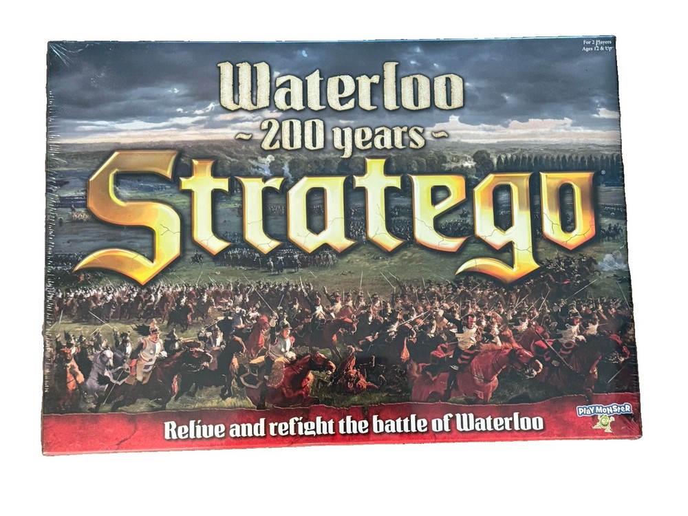 Stratego Waterloo 200 Years Board Game*NEW Sealed* 2 Player Ages 12 & Up