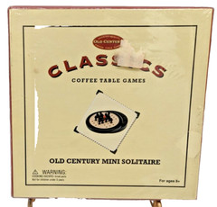Mini Solitaire Coffee Table Game New Sealed Old Century Classics