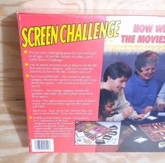 Vintage 1991 Cadaco 681 Screen Challenge Movie Trivia Board Game NEW Sealed NIP