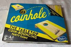Hasbro Coinhole Game Tabletop Coin Bouncing Cornhole Party Ages 8+ #41