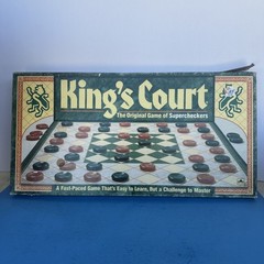 1989 KING’S COURT THE ORIGINAL GAME OF SUPERCHECKERS Checkers