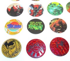 SPAWN Pogs Lot 23 Pogs + 5 Slammers Vintage Collectibles for Adults CANADA GAMES
