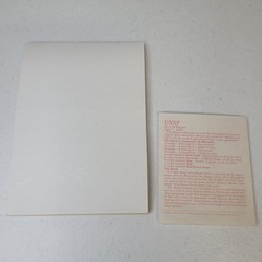 Vintage 1978 UNO Card Game Score Card Pad and 1979 Instructions Manual #4001