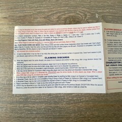 Vintage National Mah Jongg League 56th Year Official Hands & Rules Card 1993-94