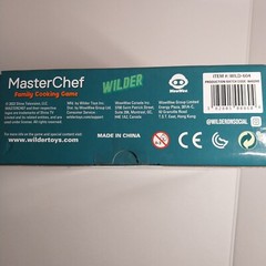 Wilder Toys MASTER CHEF Family Cooking Game Teach Kids To Cook, 22 Recipes