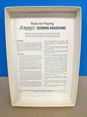 Vintage Scrabble Scoring Anagrams Word Tile Game – 1975 Selchow & Righter