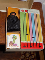 Vintage 1961 Mattel Jumping DJ Beany & Cecil Surprise Action Game in Box