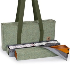 American Mahjong Set “Celestial Harmony” with Green Soft Case