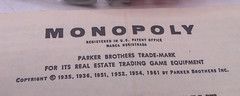 Vintage 1961 Monopoly Board Game Parker Brothers 100% Complete