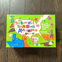 Geography Board Game bundle of 2: Great States & Scrambled States America Game