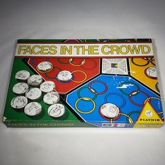Faces in the Crowd Board Game Piatnik Made in Austria 1987 VTG Complete