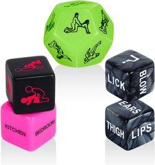 Sex Dice Set, Sex Game Positon Dice Adult Dice Game for Date Night Positions Gam