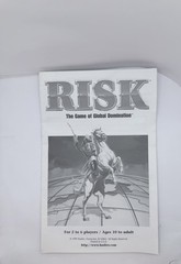 1999 Risk The Game Of Global Domination Instruction Manual Only