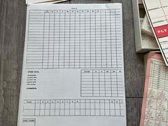 Lots of 2 Vintage Strat-o-Matic baseball Board Game Sports – As is