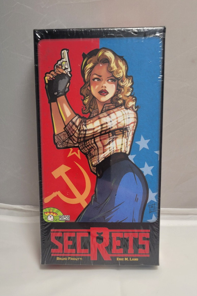Secrets Card Game Repos Production Eric M Lang Cold War Spy Game Sealed NEW