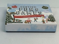 Festive Fun & Games Holiday Trivia Charades Party Game Set Family Xmas