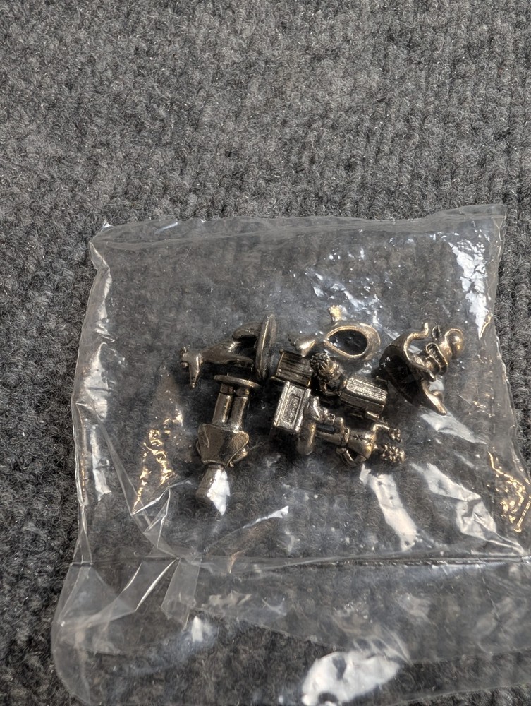 MONOPOLY THE SIMPSONS Game Replacement Parts, Set of 6 Pewter Tokens ONLY NEW