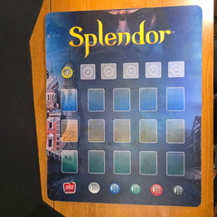 Splendor Space Cowboys Promo Board Game Play Mat Promotional Rare 2018
