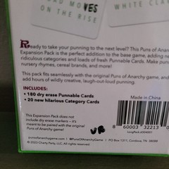 Puns of Anarchy Expansion Pack The Outrageous Pun-Making Party Game **NEW