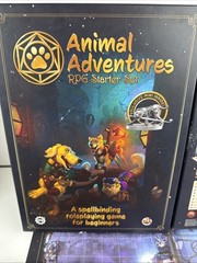Animal Adventures Starter Set Dungeons Dragons Style Board Game Open Box