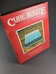 Cube Route Dice Game Vantage Point 1975 Felt Board Jumbo Dice Vintage