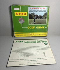 APBA Professional Golf Game