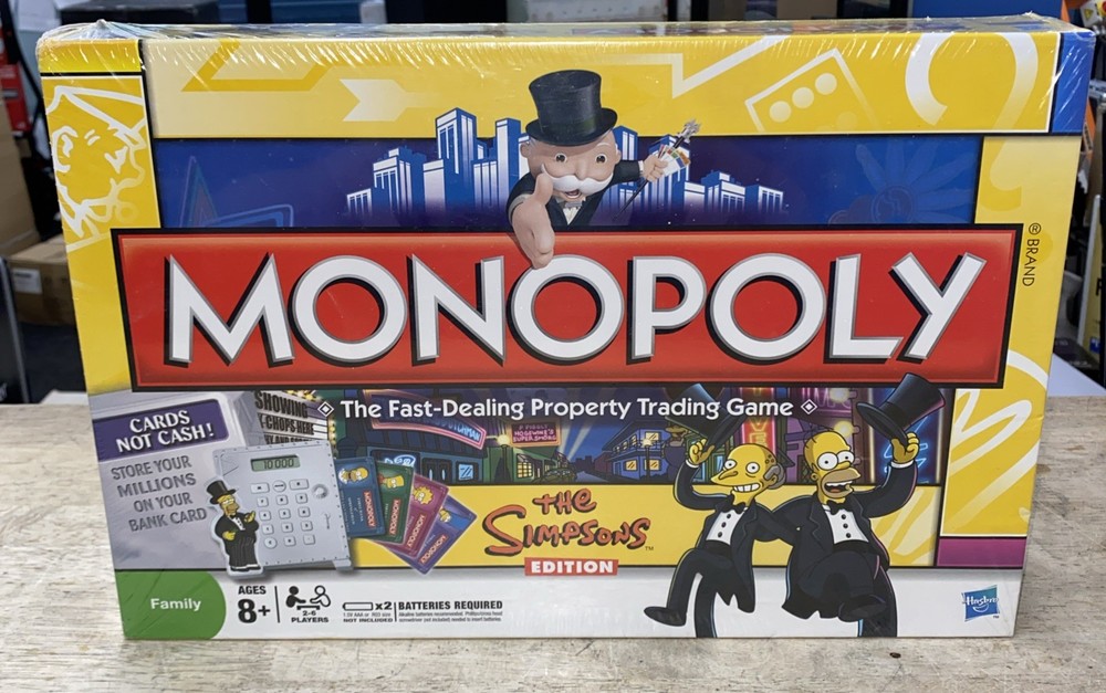 Monopoly The Simpsons Edition Board Game Electronic Cash 2009,